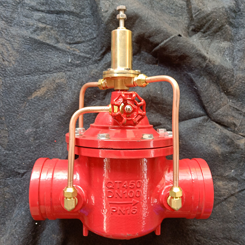 沟槽泄压阀 500x 沟槽持压泄压阀 安全阀泄水阀 卡箍泄压阀球墨