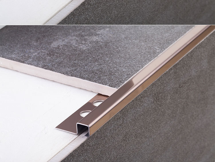 定制304不锈钢阳角线 装饰线条角线 瓷砖脚踢线 墙角修边线收边条