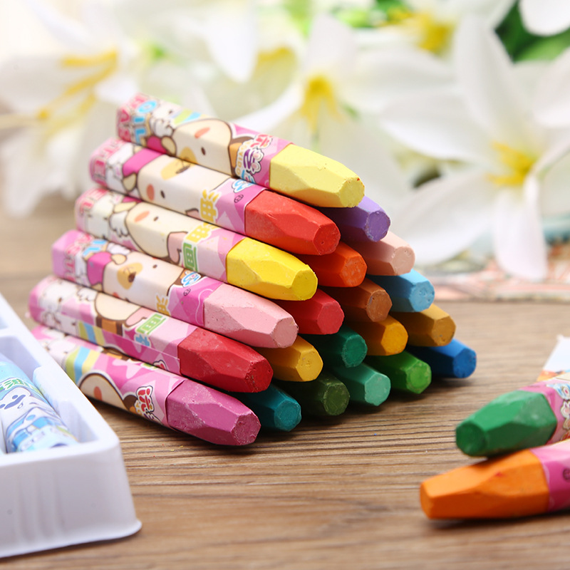 厂家优艺多韩版油画棒儿童绘画笔涂鸦蜡笔小学生安全无毒美术画材