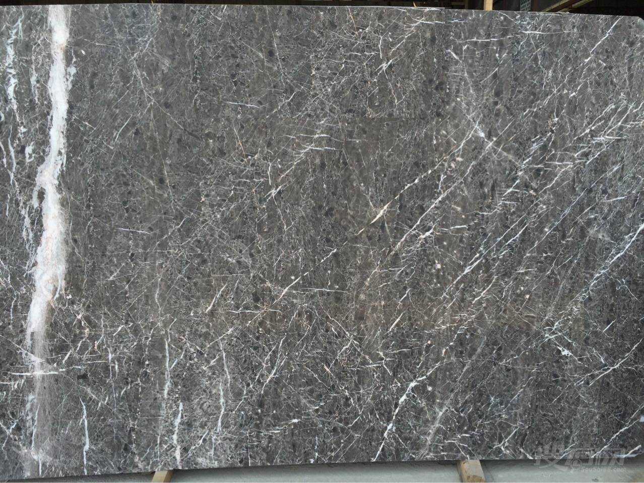 纯天然杭灰大理石批发加工工程石材大板水晶灰门槛石餐桌台面门套