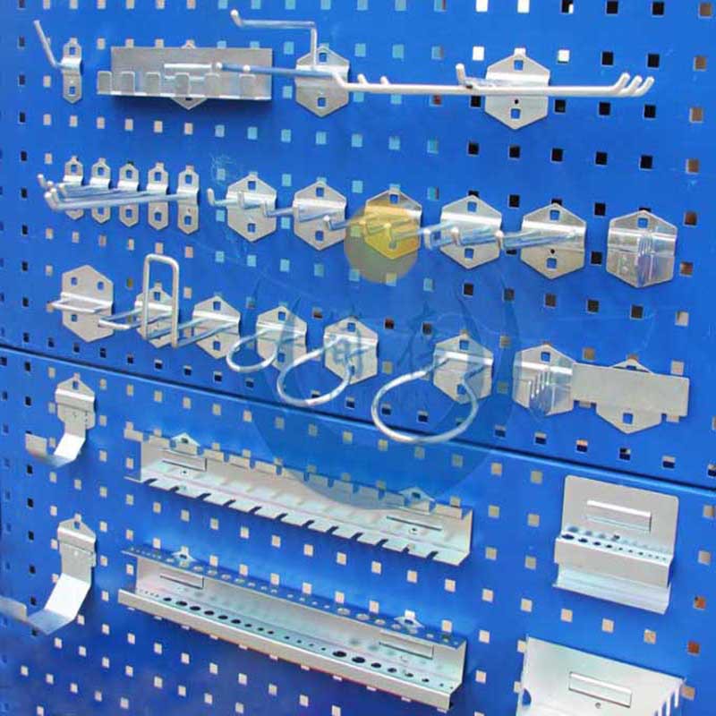 钻头刀架挂钩fg-0101长度390螺丝刀架方孔板钻头存放架单直挂钩