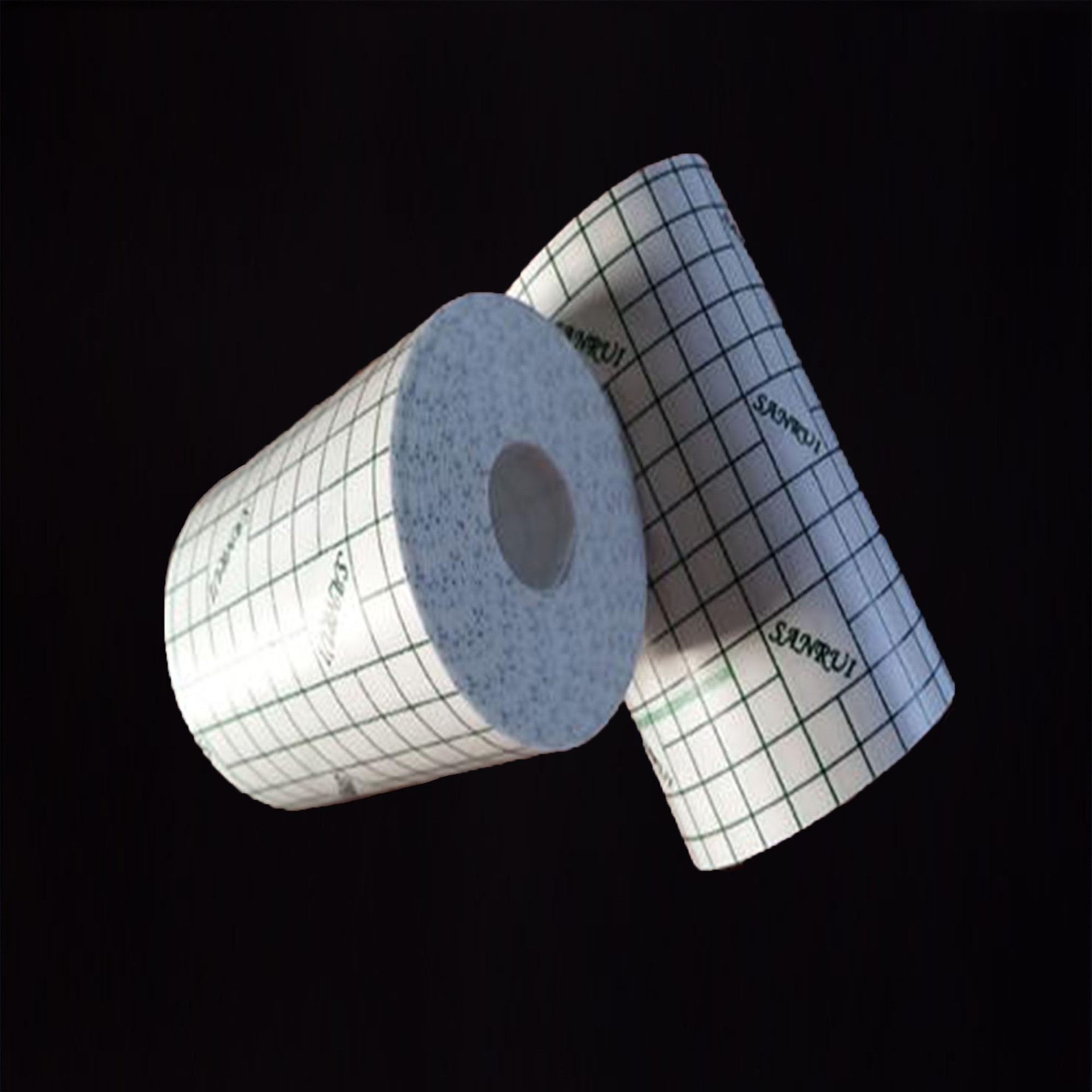 自粘胶带医用透气易撕裂线打孔网格胶带 胶布水刺布胶带敷料卷