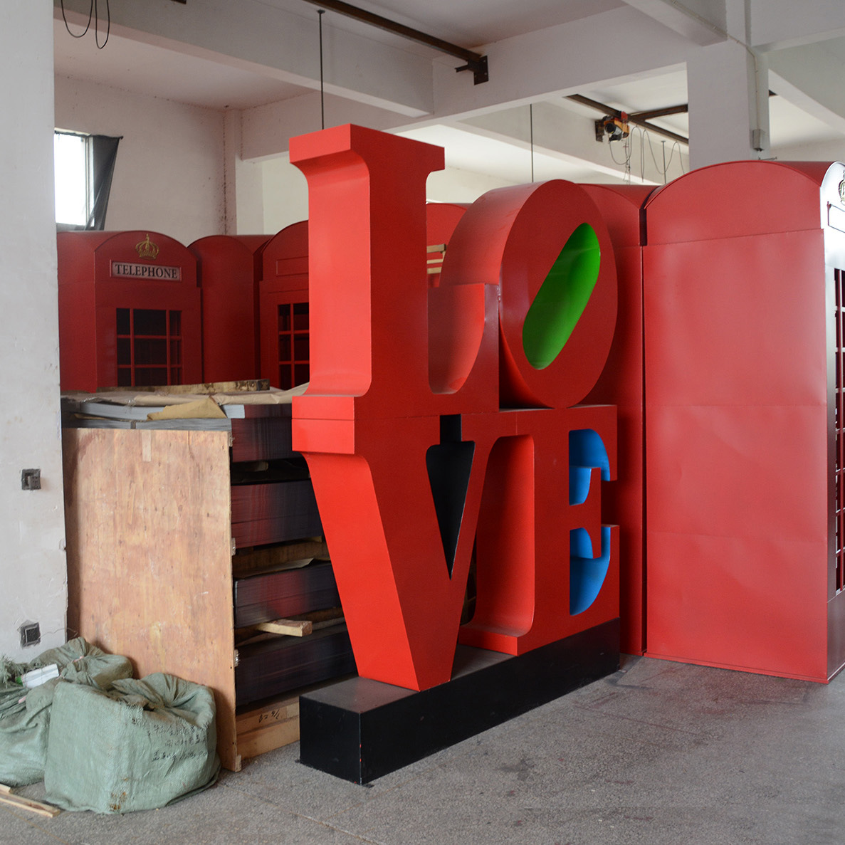 铁艺love字母商场广场立牌求婚场景布置道具颜色形状厂家一件代发