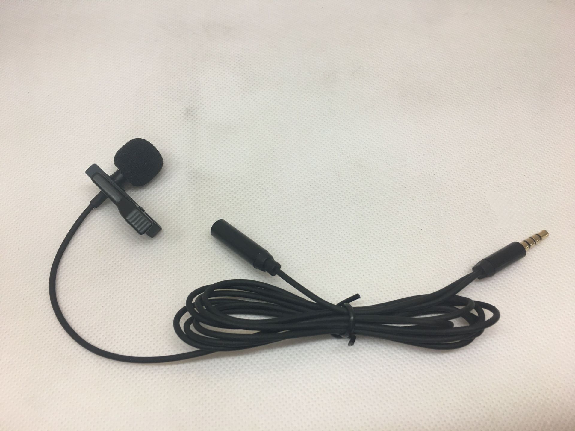 有线领夹式带耳机孔手机麦克风 手机k歌话筒夹k歌手机小话筒510e