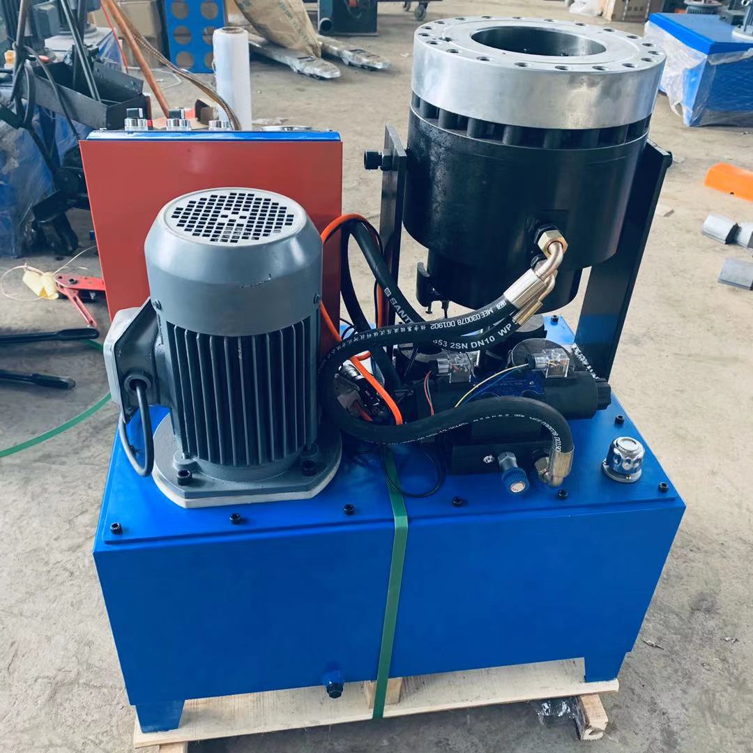 供应钢管缩管机  48管扣压机 液压锁管机  油缸接头缩口机