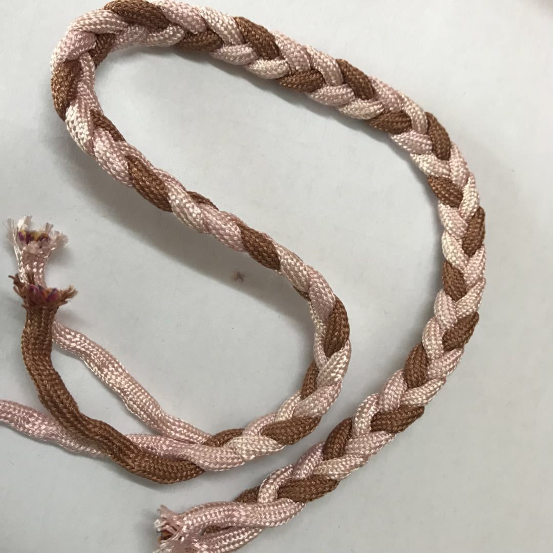 厂家直销辫子绳 编织绳 间色辫子绳 3锭绳9锭绳等特殊机型编织绳