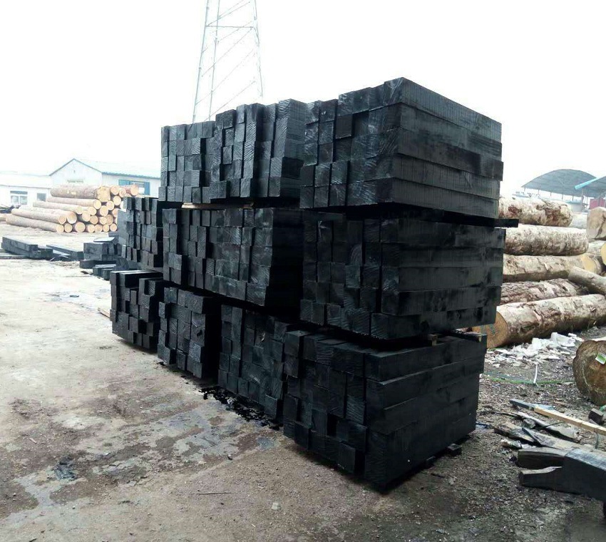 厂家直销防腐枕木油浸枕木矿用井下铁路用沥青防腐枕木