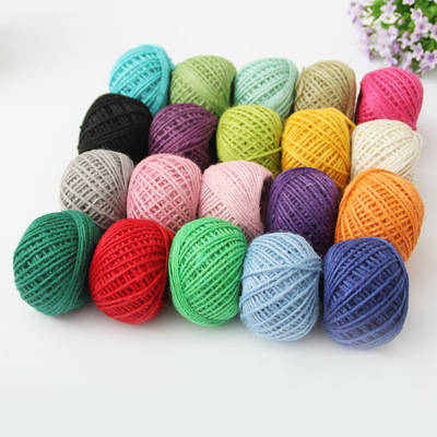 彩色麻绳