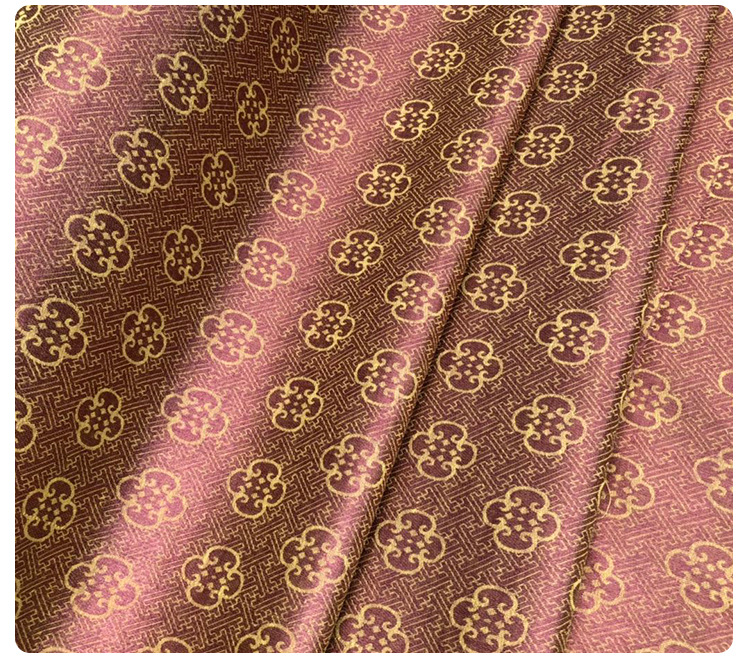 厂家直供书画装裱材料字画机器装裱带胶高温韩绫97cm绫子高温绫布