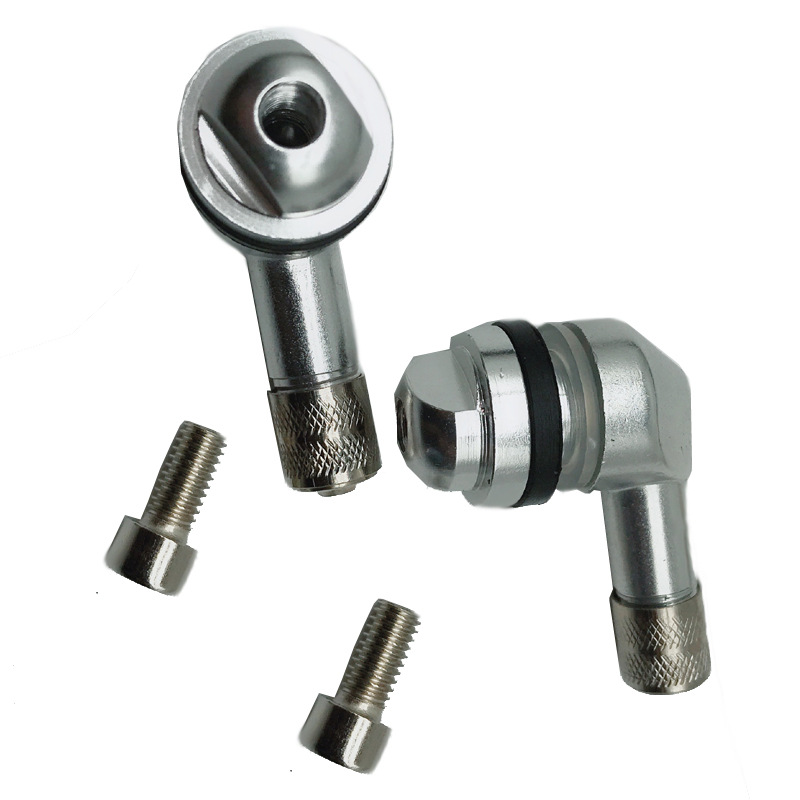 气门嘴厂家摩托车赛车专用tpms气门嘴90度直角铝合金摩托车气门嘴