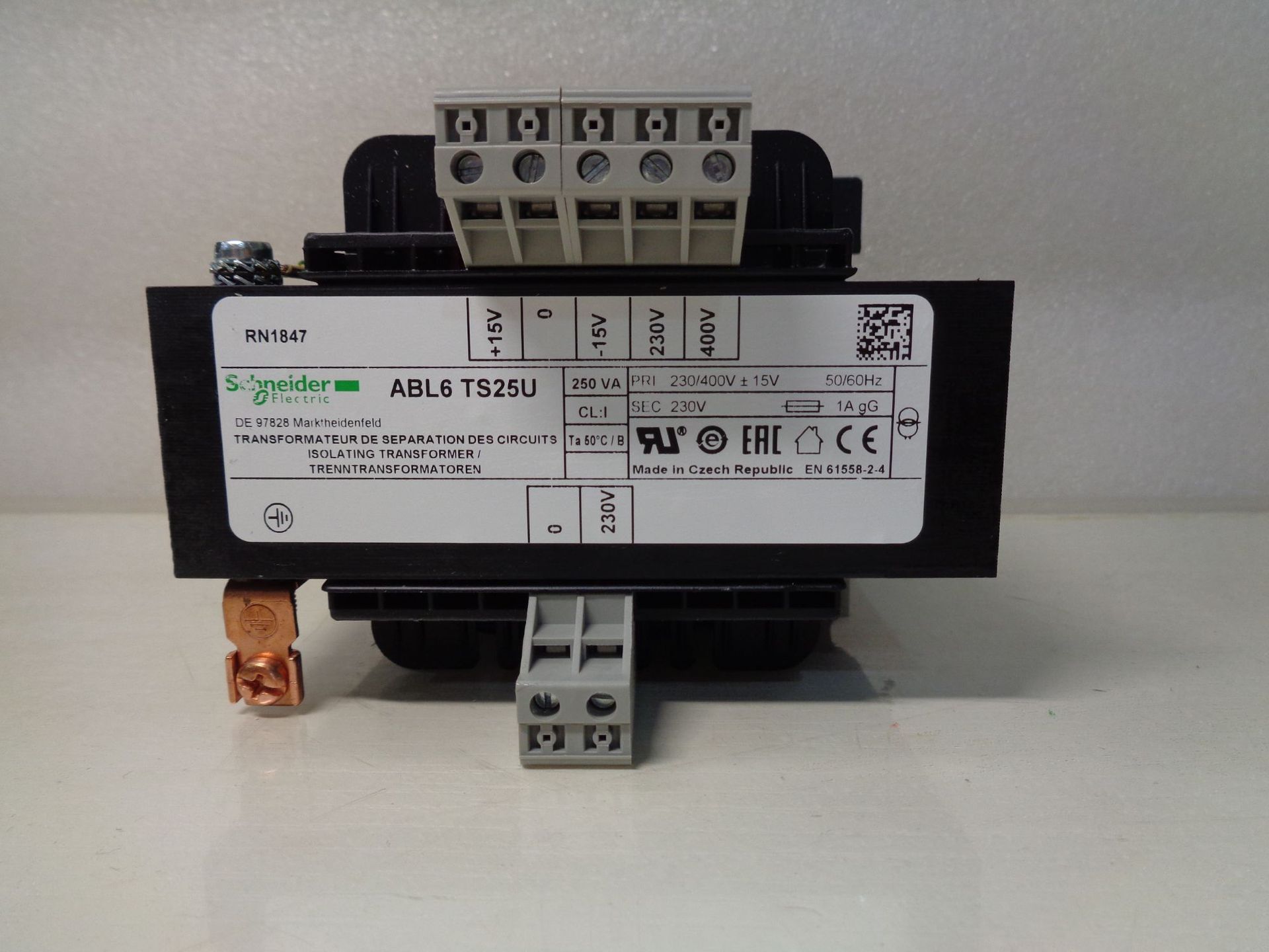 原装现货abl6ts25u施耐德安全隔离变压器250va单相绕组变压器