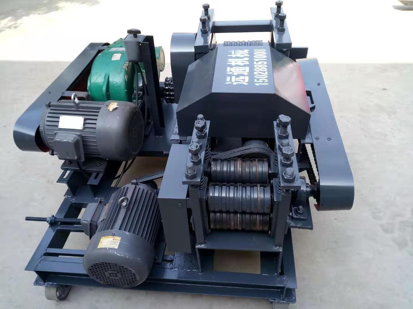 废旧钢筋调直机拆迁料钢筋调直机6-12废钢筋拉直机