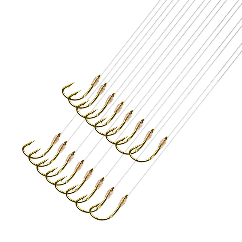 好猫子线钩金海夕鱼钩防缠绕全套子线双钩成品绑好套装钓鱼用品