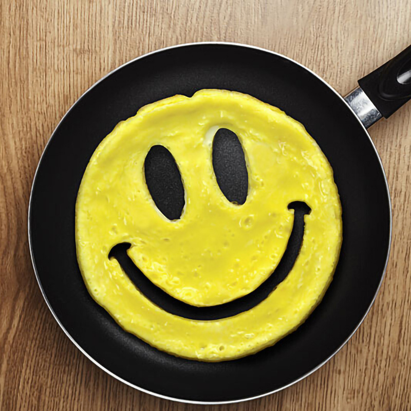 创意硅胶笑脸煎蛋模diy笑脸煎蛋器厂家直销厨房小工具烘蛋糕模