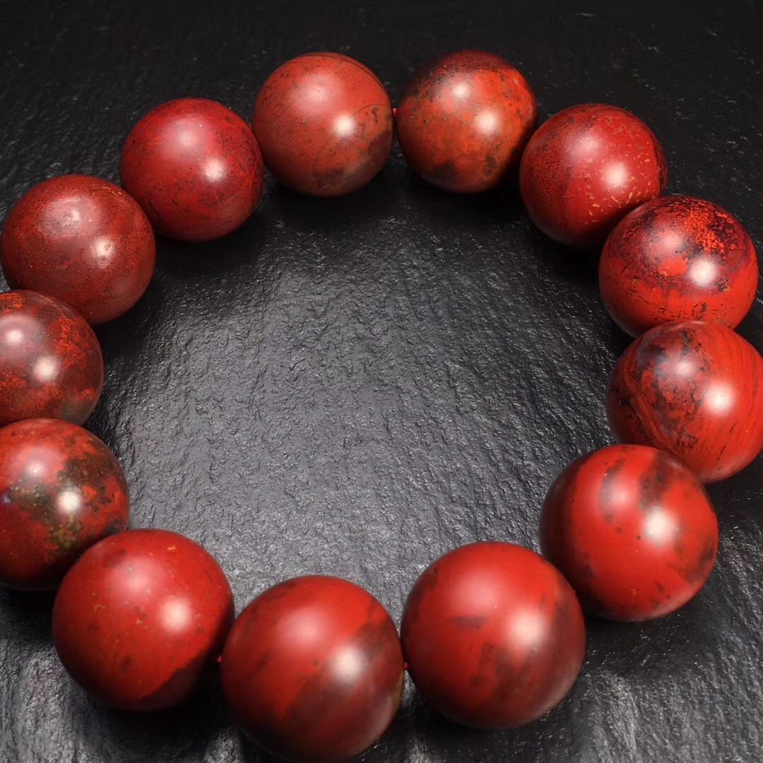 天然南红手串大号南红单圈手链南红玛瑙包浆料圆珠手串厂家批发