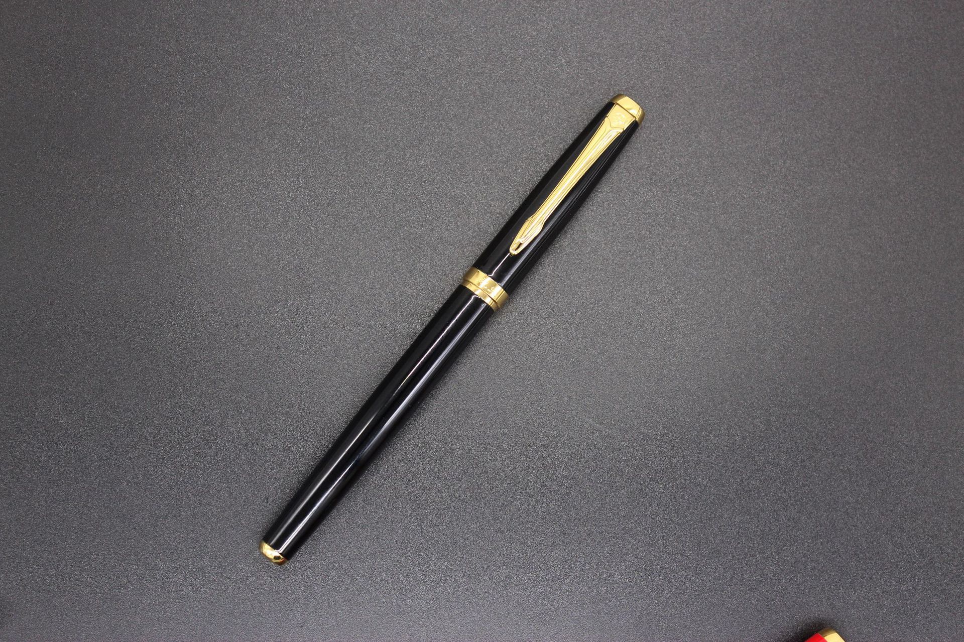 永生钢笔9101暗尖学生钢笔金属商务办公礼品笔书法笔广告logo