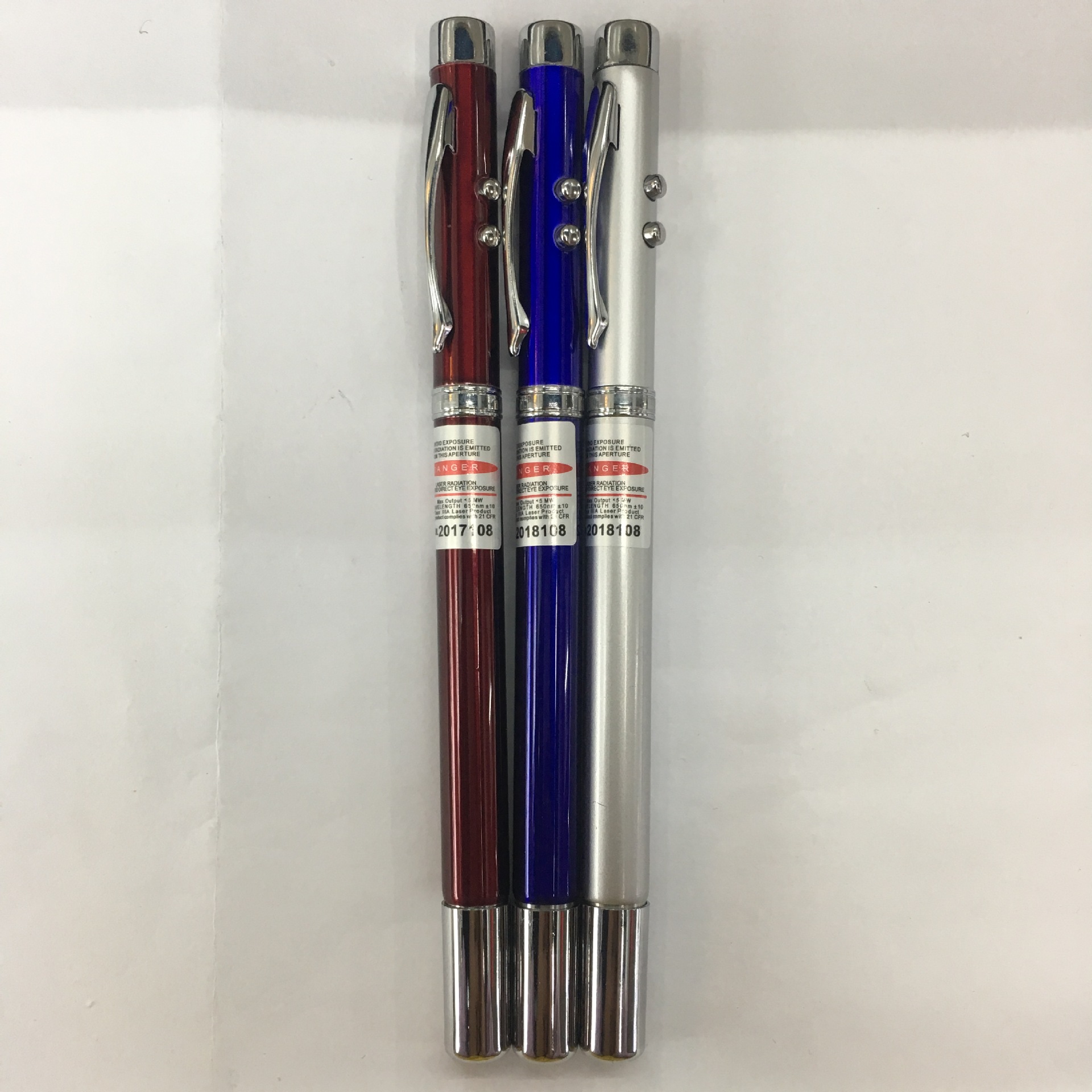 跨境货源厂家教鞭笔 新款两红白色激光教鞭笔 售楼笔