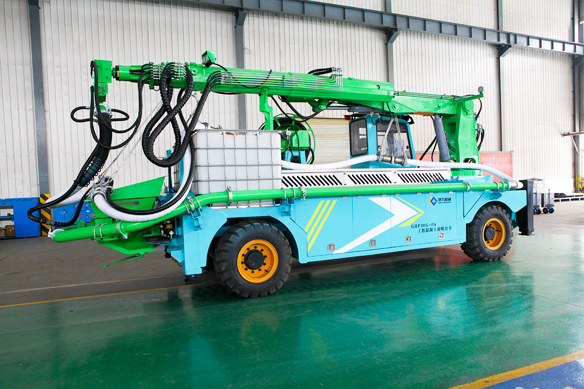 耿力工程湿喷台车 车载湿喷机械手 全自动液压混凝土喷浆机