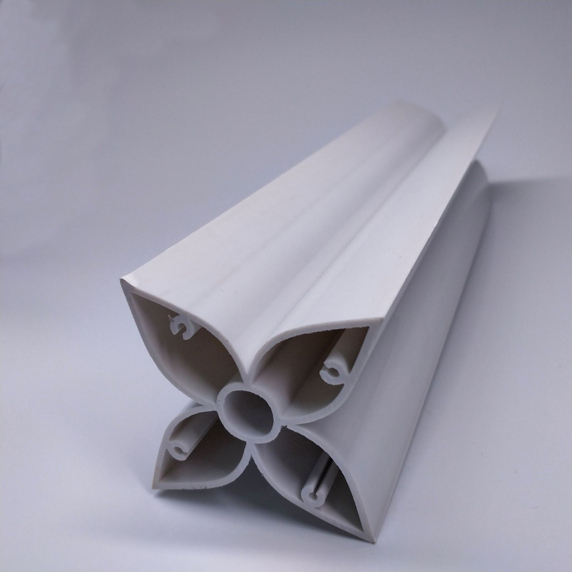 塑胶pvc异型材加 工pvc白色挤出异型材制品 塑料挤出硬质型材