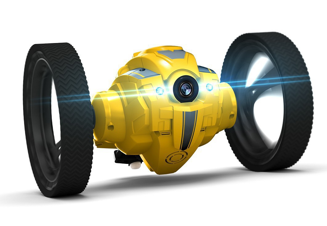 新款wifi遥控弹跳车24g特技越野车360度旋转跳带灯光