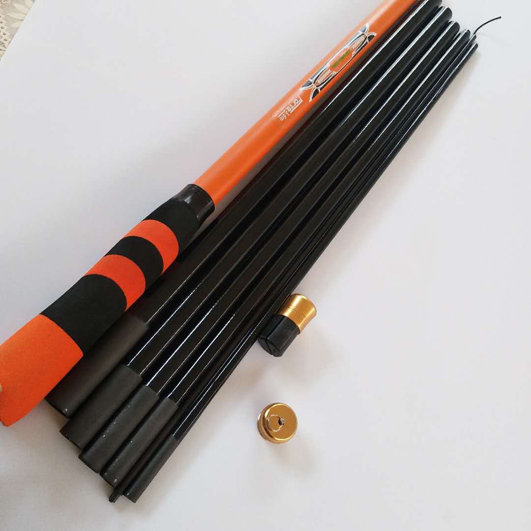 袖珍手竿短节手竿碳素超轻超硬超细迷你钓竿45公分手杆短节溪流竿