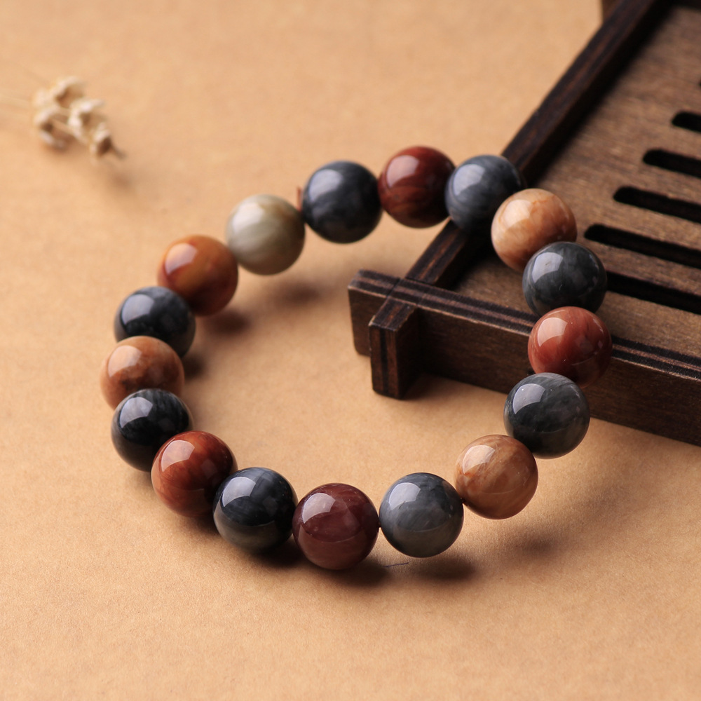 帝凯饰品 天然鹰眼石手串男女款民族风手链diy饰品批发直销