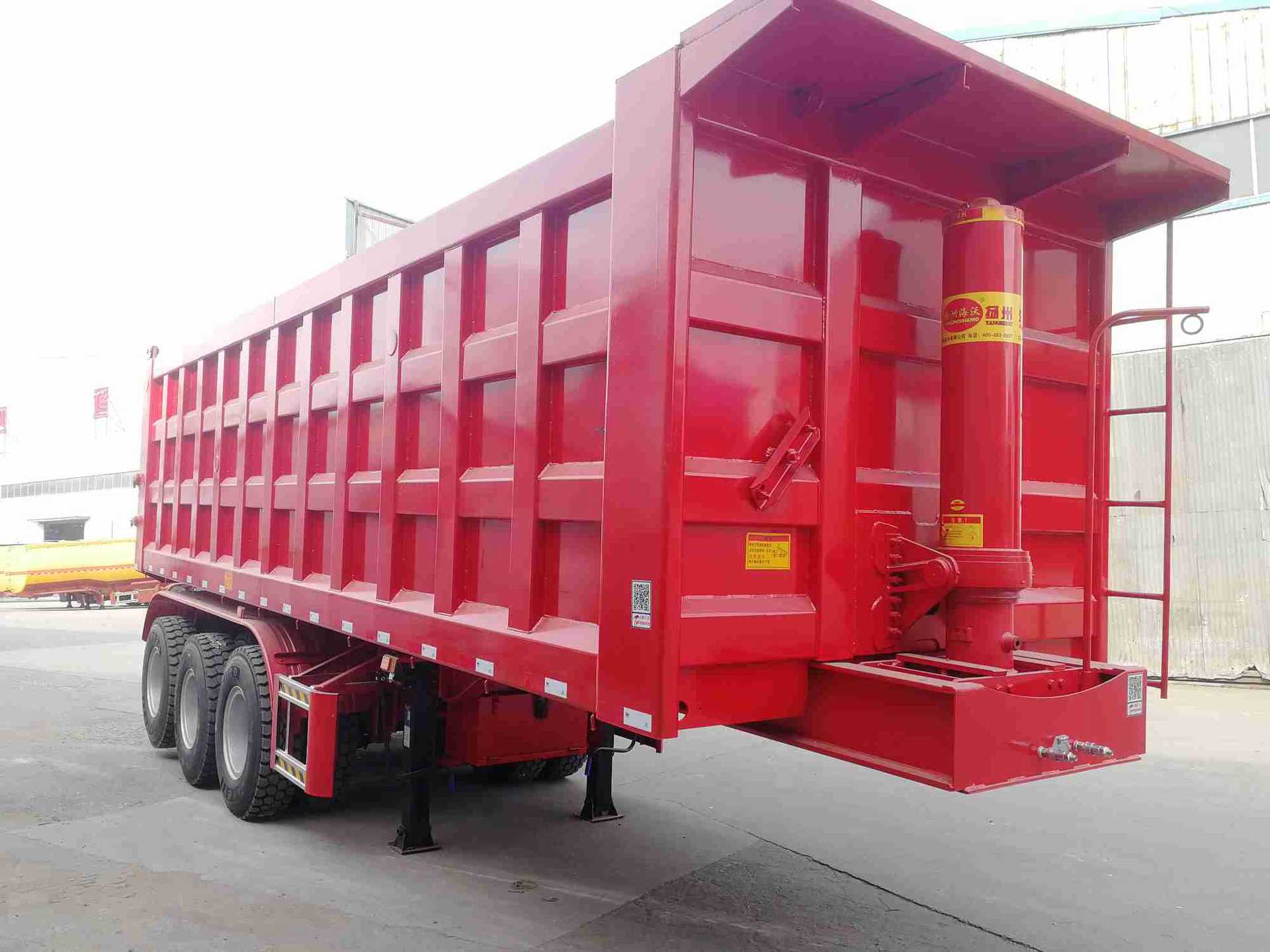 后翻自卸挂车 拉砂石子后翻自卸 拉粮食自卸后翻半挂车