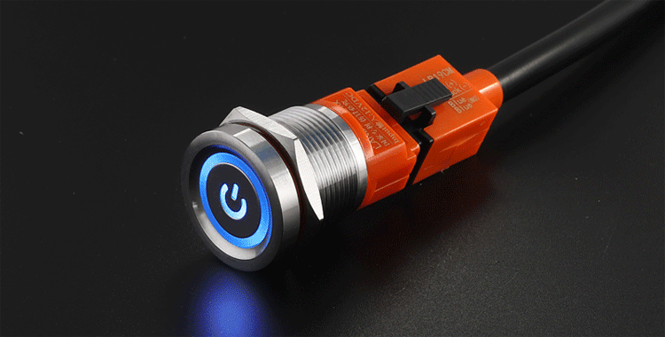 19mm 不锈钢触碰开关 触摸感应门铃开关 设备改装点触感应开关