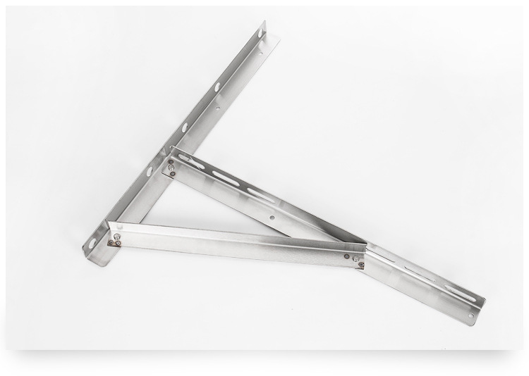 5p三角架加长加厚不锈钢空调外机支架 焊接铆钉挂架
