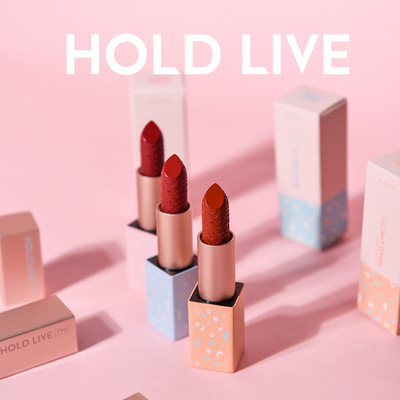 hold live少女柔雾唇膏皇冠雕花口红滋润哑光不拔干防水泫雅色361