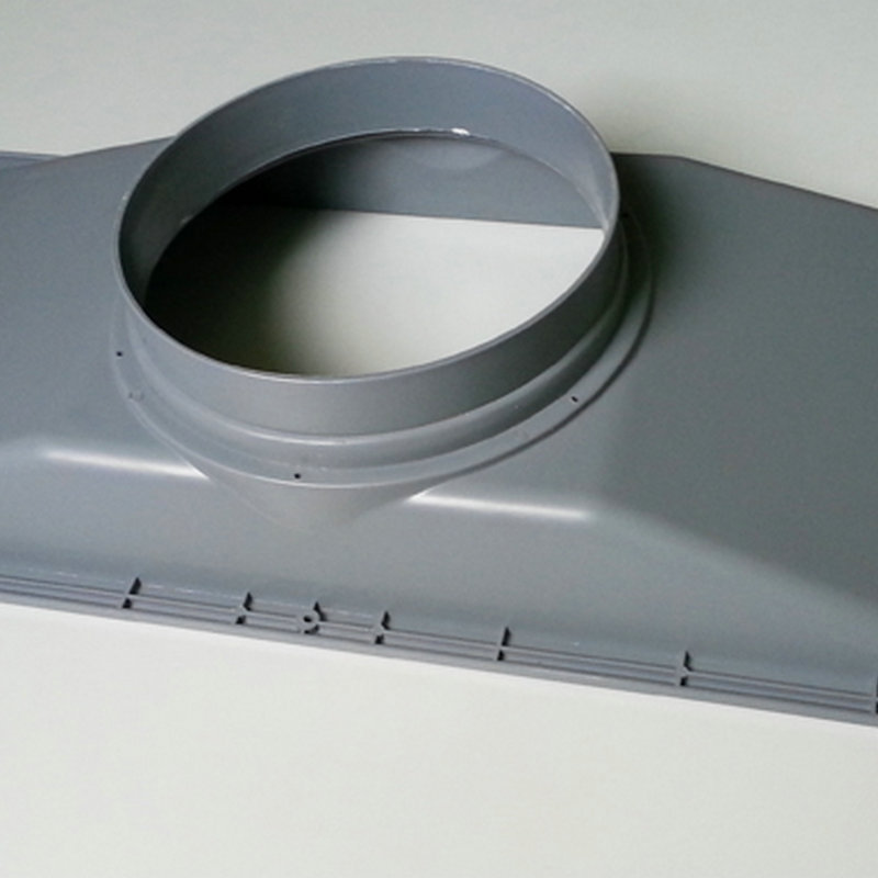 实验室pp集气罩 定制通风柜吸风工业通风罩白色灰色吸气罩-阿里巴巴