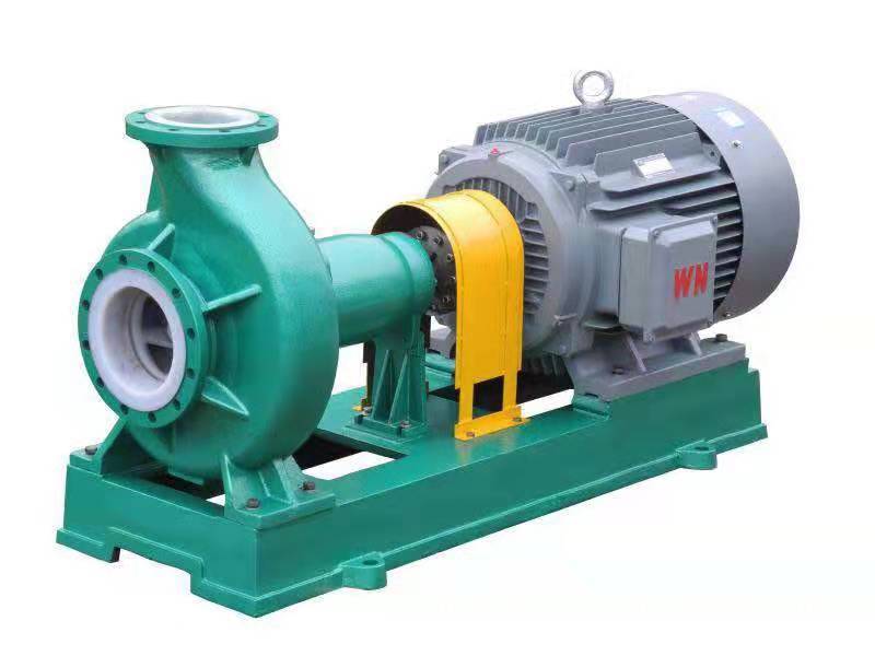 无泄露耐腐蚀耐磨钢衬四氟离心泵