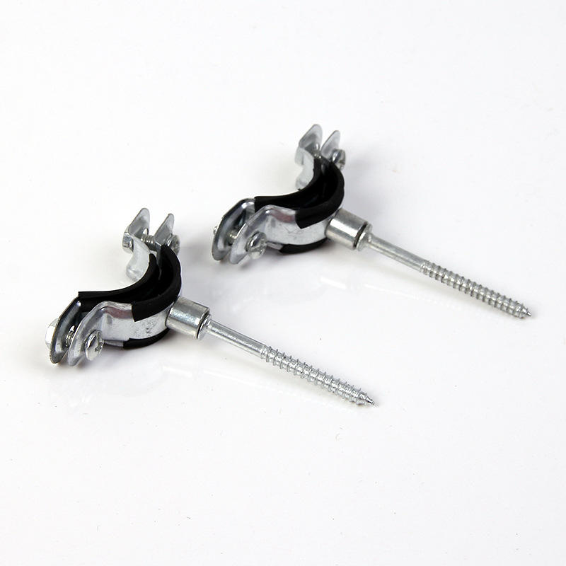 厂家直销ppr金属铁卡 抱卡 金属管卡 水管管卡铁管卡管夹管材管件