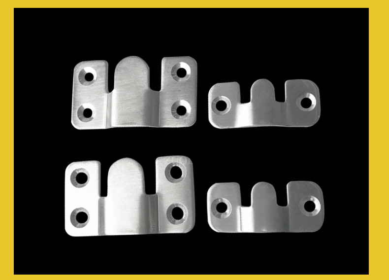 不锈钢挂码墙上挂画器隐形挂码家具床挂插卡式挂扣家具五金配件