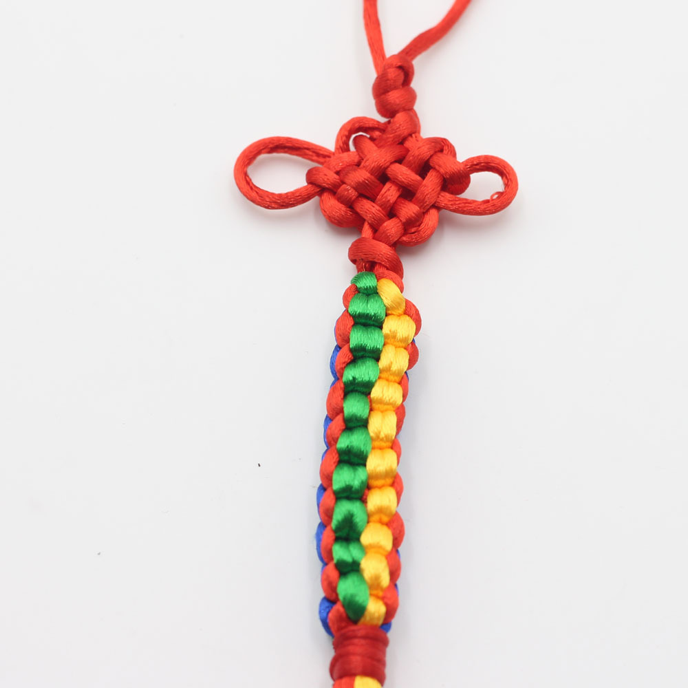 手工编制金刚结挂件 藏式转经结汽车挂件 结缘品五彩金刚结吉祥结