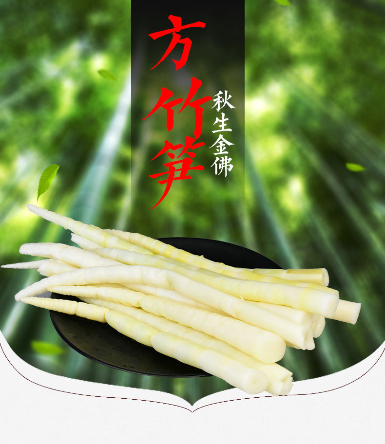 重庆渝南金佛山方竹笋笋尖250g*30袋 清水笋鲜笋脆笋火锅配菜食材