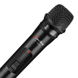 批发美国霹雳舞pu-8无线话筒k歌无线麦克风手提音箱箱背包音箱用