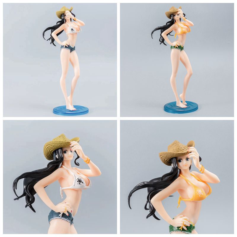动漫批发 海贼王 泳装罗宾 比基尼 闪光魅力 黄白 站姿 盒装手办