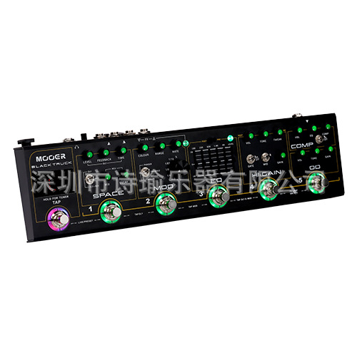 魔耳mooer 组合单块式效果器"黑卡车"cpt2- black truck