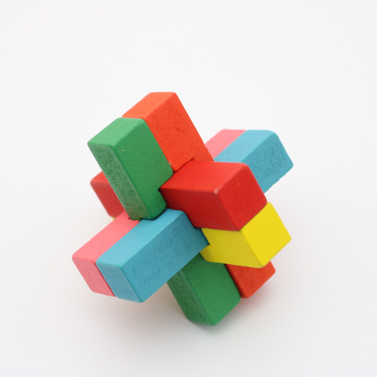 批发孔明锁鲁班锁古典木质拆装解锁解环玩具智力开发积木玩具