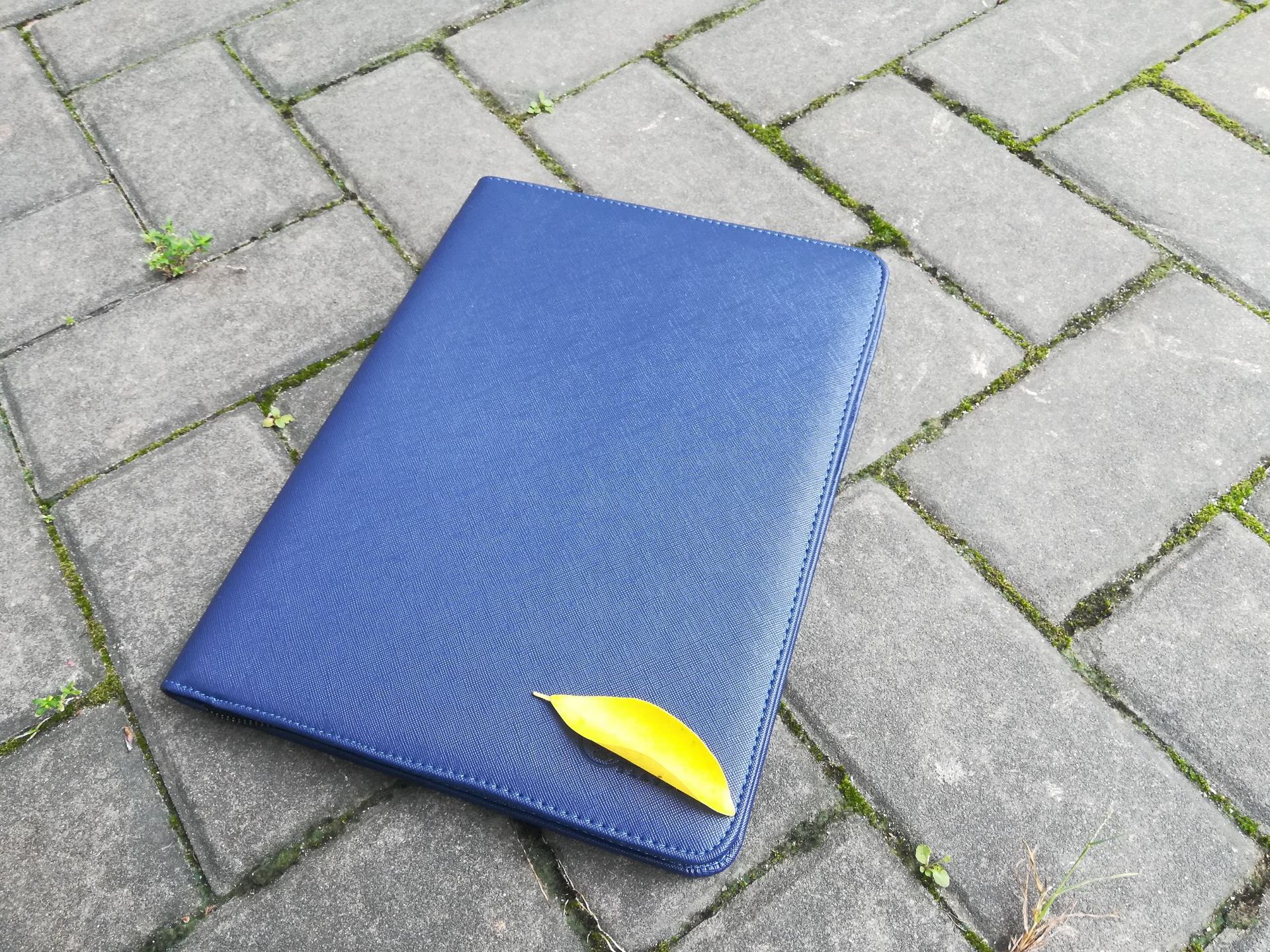 厂家定制pu商务文件夹 高端商务文教用品logo定制pu拉链文件夹