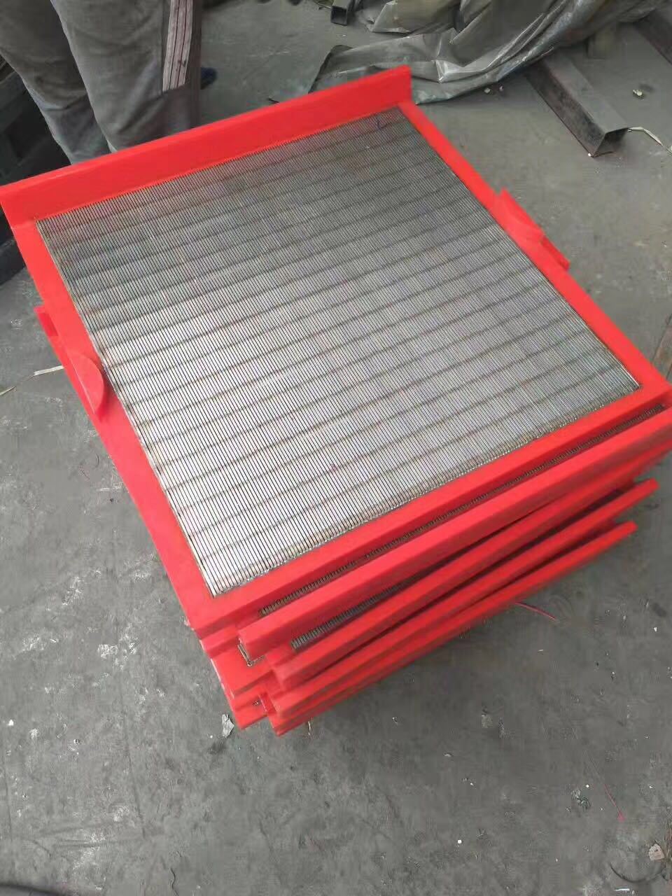 聚氨酯包边筛板 楔形丝矿筛网矿用脱介筛洗煤厂用量大价优