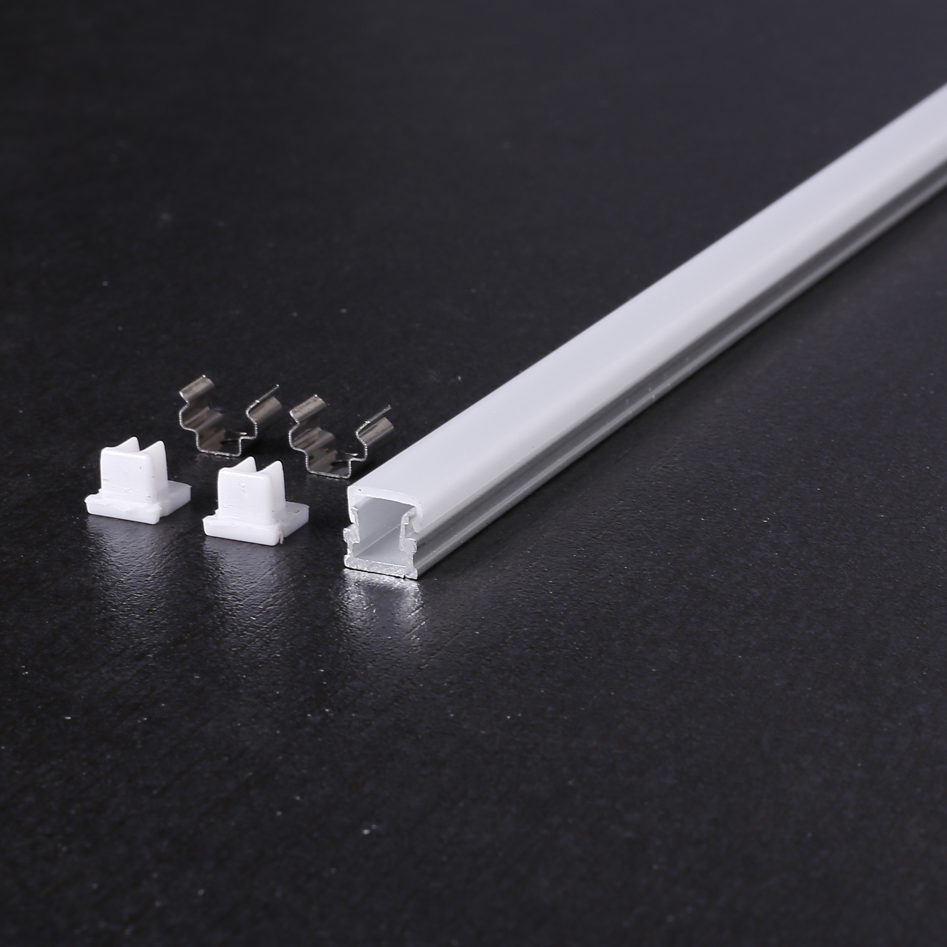 厂家批发 led线条灯外壳套件 衣柜灯 嵌入式铝槽 铝型材外壳配件