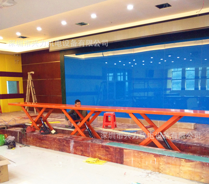 非标 体育馆阶梯舞台 演唱会合唱升降阶台 升降机 电动液压平台-阿里