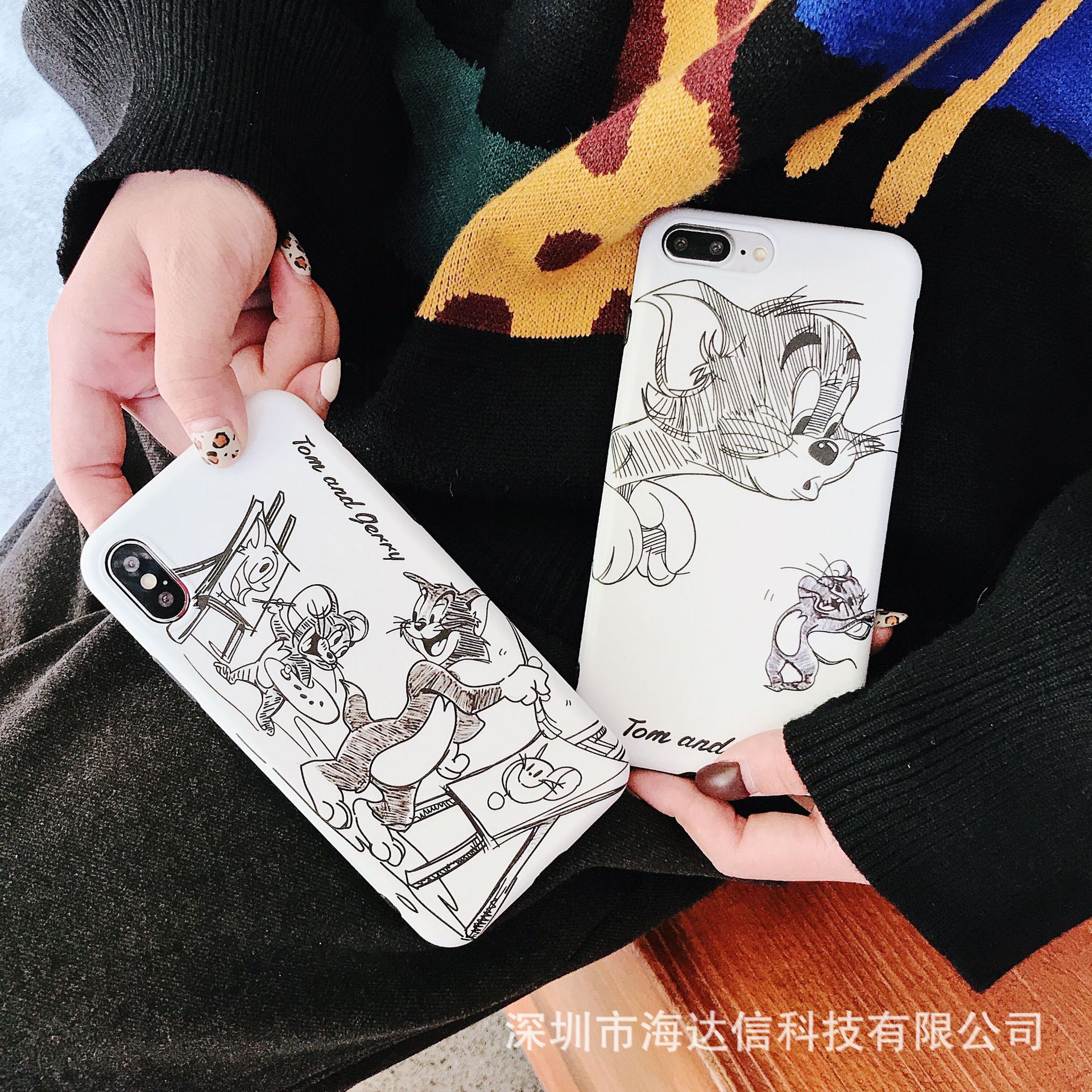 画画猫iphonex手机壳xsmax软壳适用苹果iphone7/8plus保护套xr6s