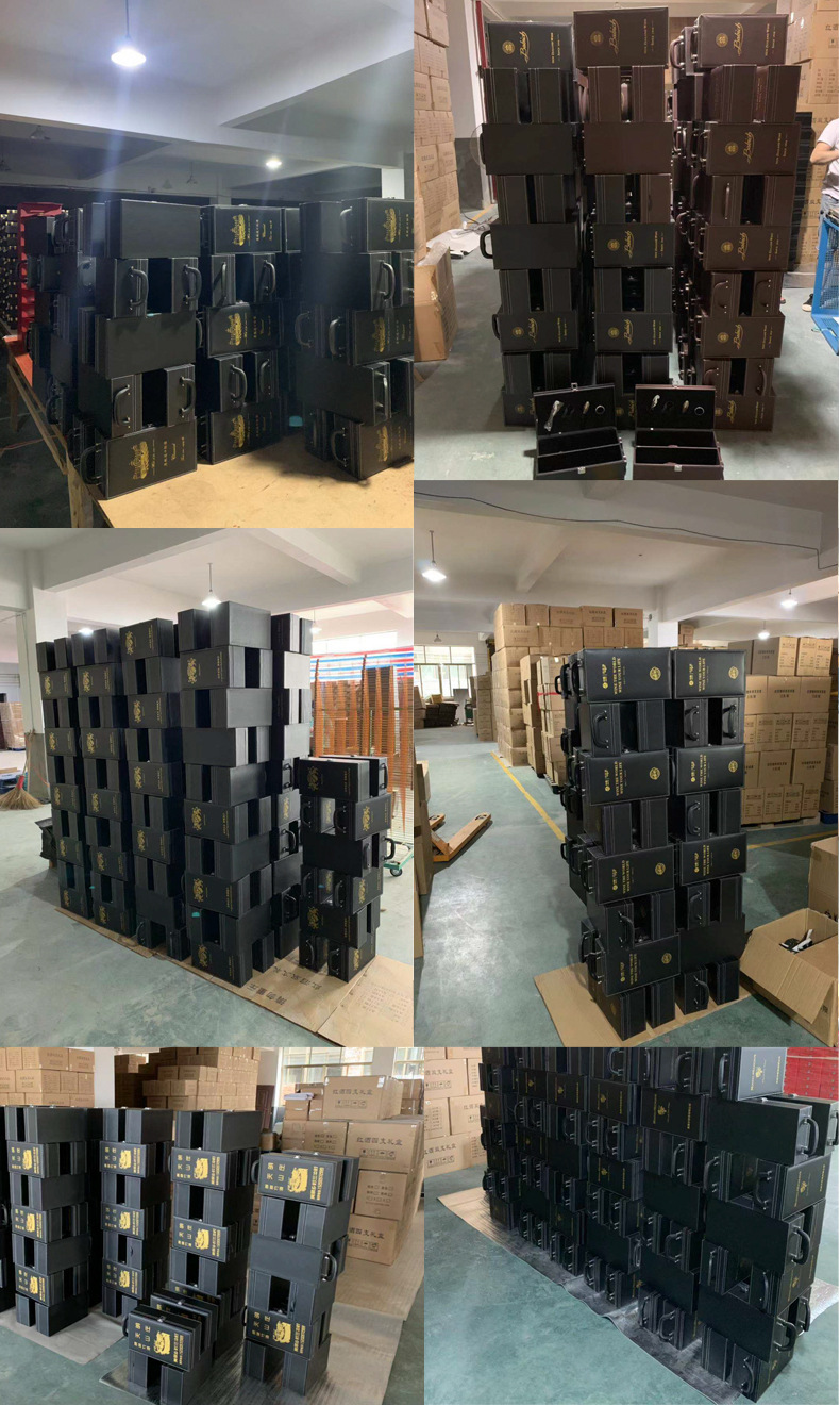 双支装红酒盒定制pu皮红酒皮盒通用葡萄酒礼盒高档红酒包装盒现货