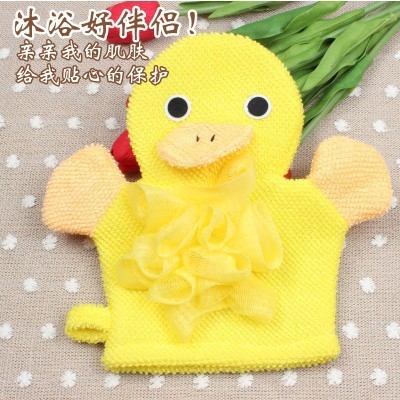 Manufacturer Children's Bath Towel Dual-Use Cartoon Bath Ball Bath Gloves Bath Loofah Foaming Net Artifact Wholesale