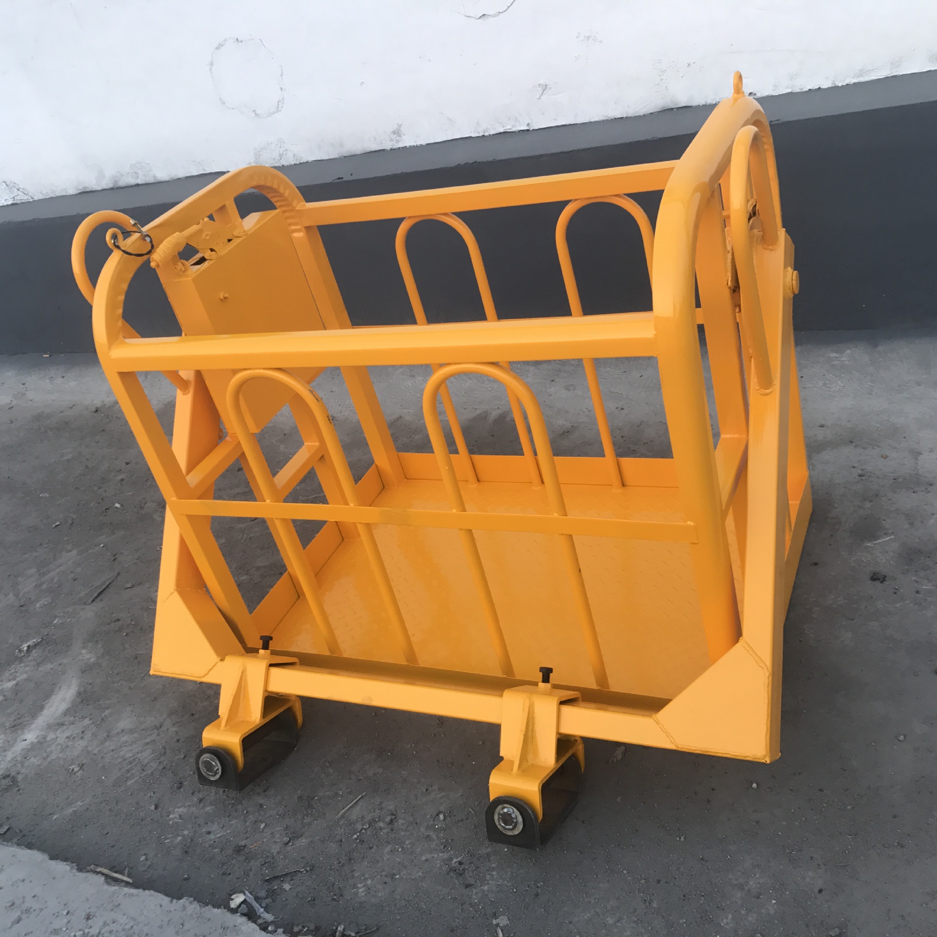 厂家定制加工吊车专用吊篮 优质旋转吊车吊篮 高空作业吊筐