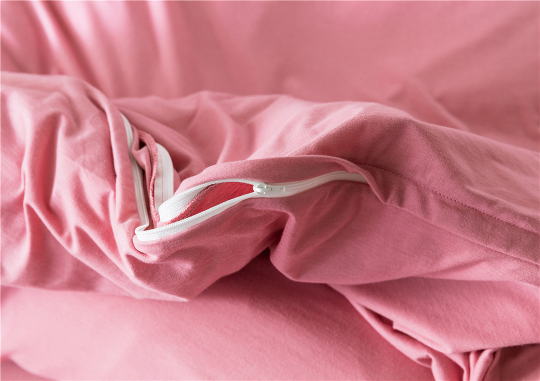 包邮澳棉加厚针织素色三四件套a类亲肤贴身柔软面料床上用品 海蓝 小