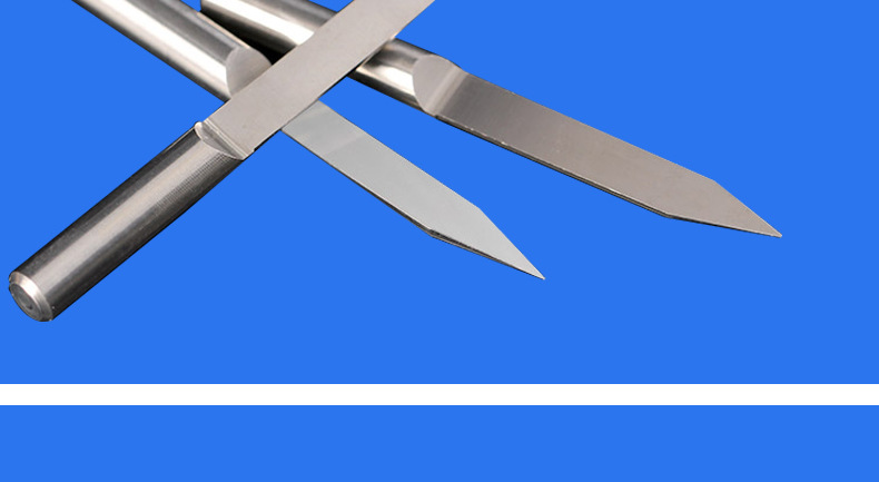 直销4mm6mm平底尖刀数控电脑雕刻机刀具深浮雕尖刀木雕刀具